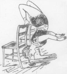 Circus contortionist