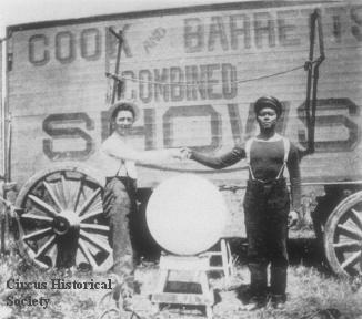 Performers Cook and Barrett Shows