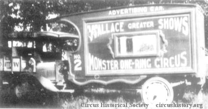 Wallace advertising car