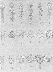 Sketchs of carvings