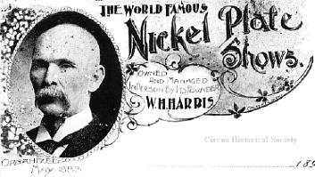 Harris Nickel Plate letterhead