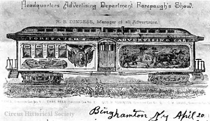 Forepaugh advance car