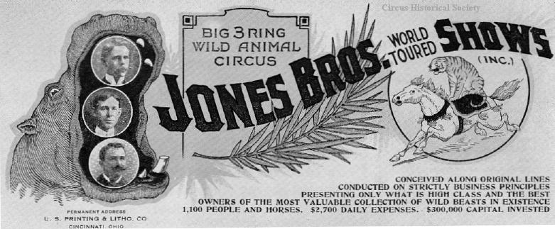 Jones Brothers letterhead