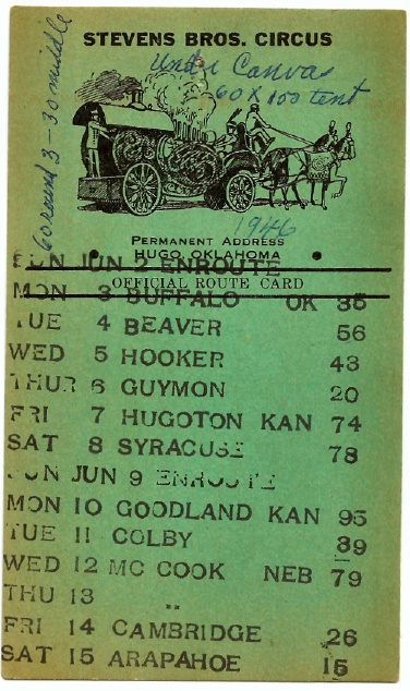 Route Cards