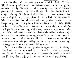 Gardner advertisement